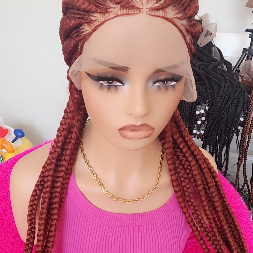 Stylish Brown Braided Wig